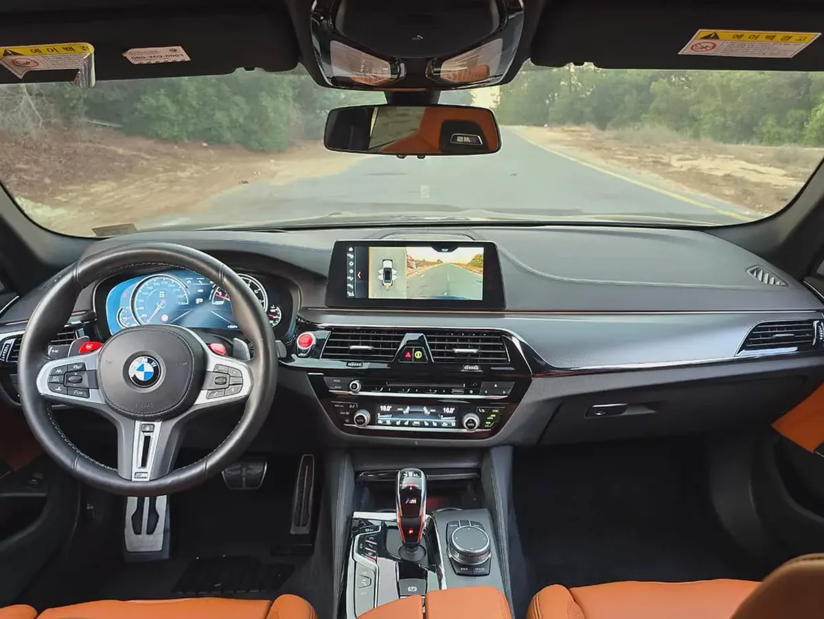 BMW M5 Competition 2019 Korean Specs - Perfect condition - Low mileage - Twin turbo-9-9