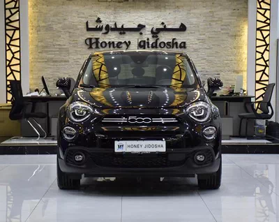 Fiat 500x ( 2023 Model ) in Black Color GCC Specs-0