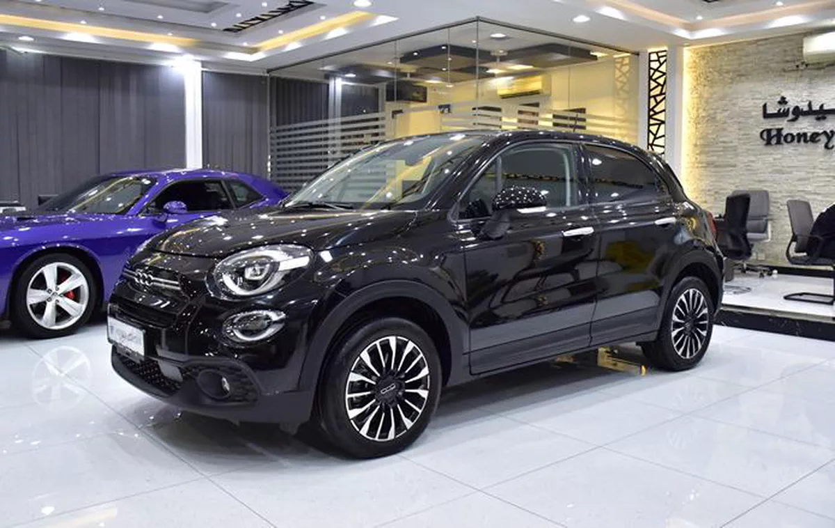 Fiat 500x ( 2023 Model ) in Black Color GCC Specs-12-12