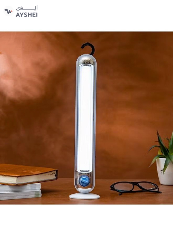 GEEPAS Rechargeable LED Lantern, Light Dimmer, 30pcs LED| 15hrs Working Time | Lantern with Folding Hook, Detachable Stand | Very Suitable for Power Outages, & Camping