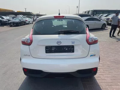 Nissan juke 2015 white color GCC calen car-3
