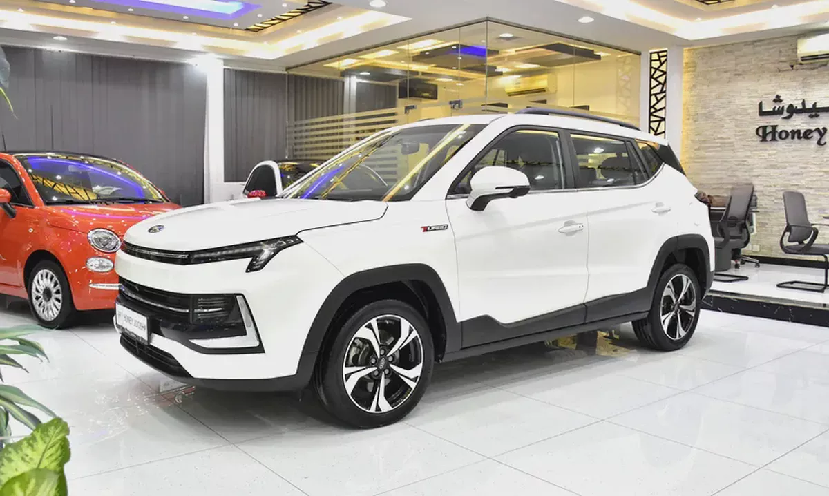 AED 523 EMi for 5Yrs | JAC JS4 1.5T ( 2023 Model ) in White Color GCC Specs-1-1