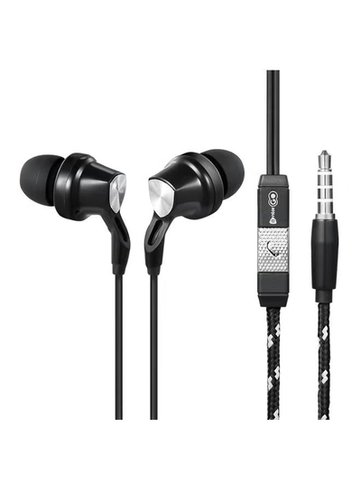 enter Go Jam Brazen Z7 Earphones With Mic Black-0