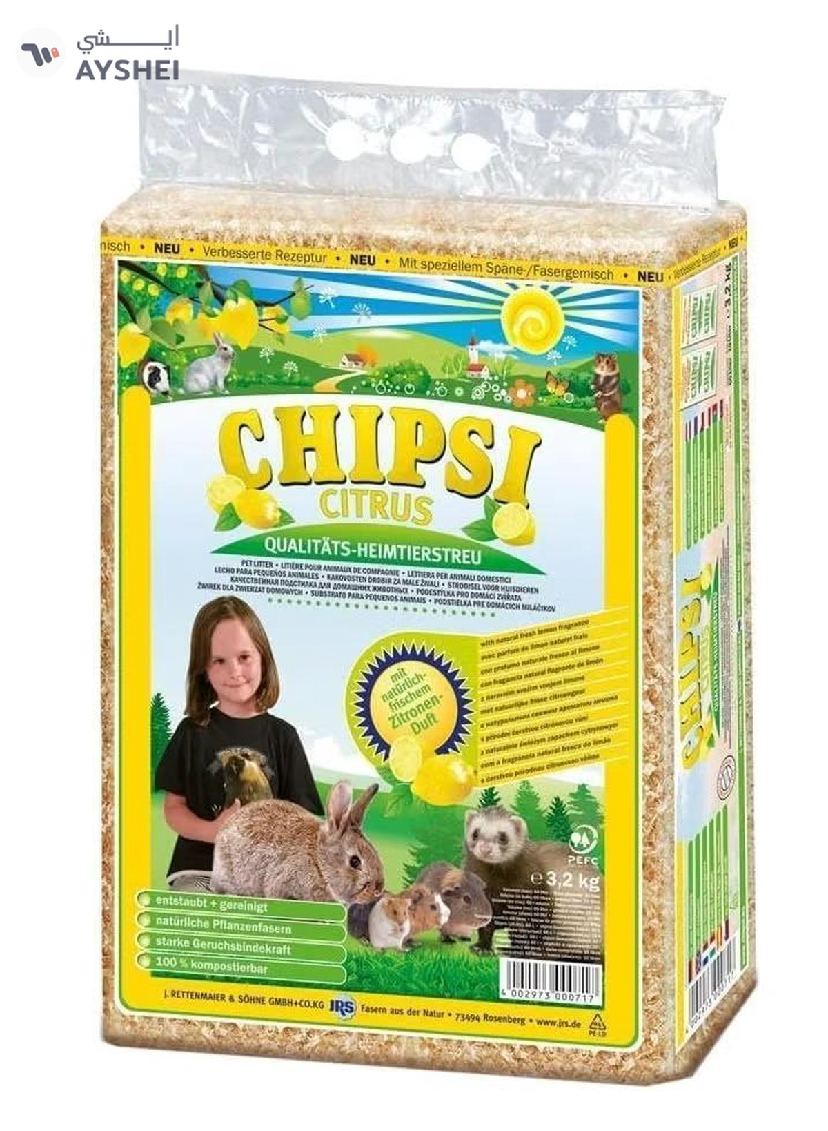  Chipsi Citrus Scent Small Animal Litter