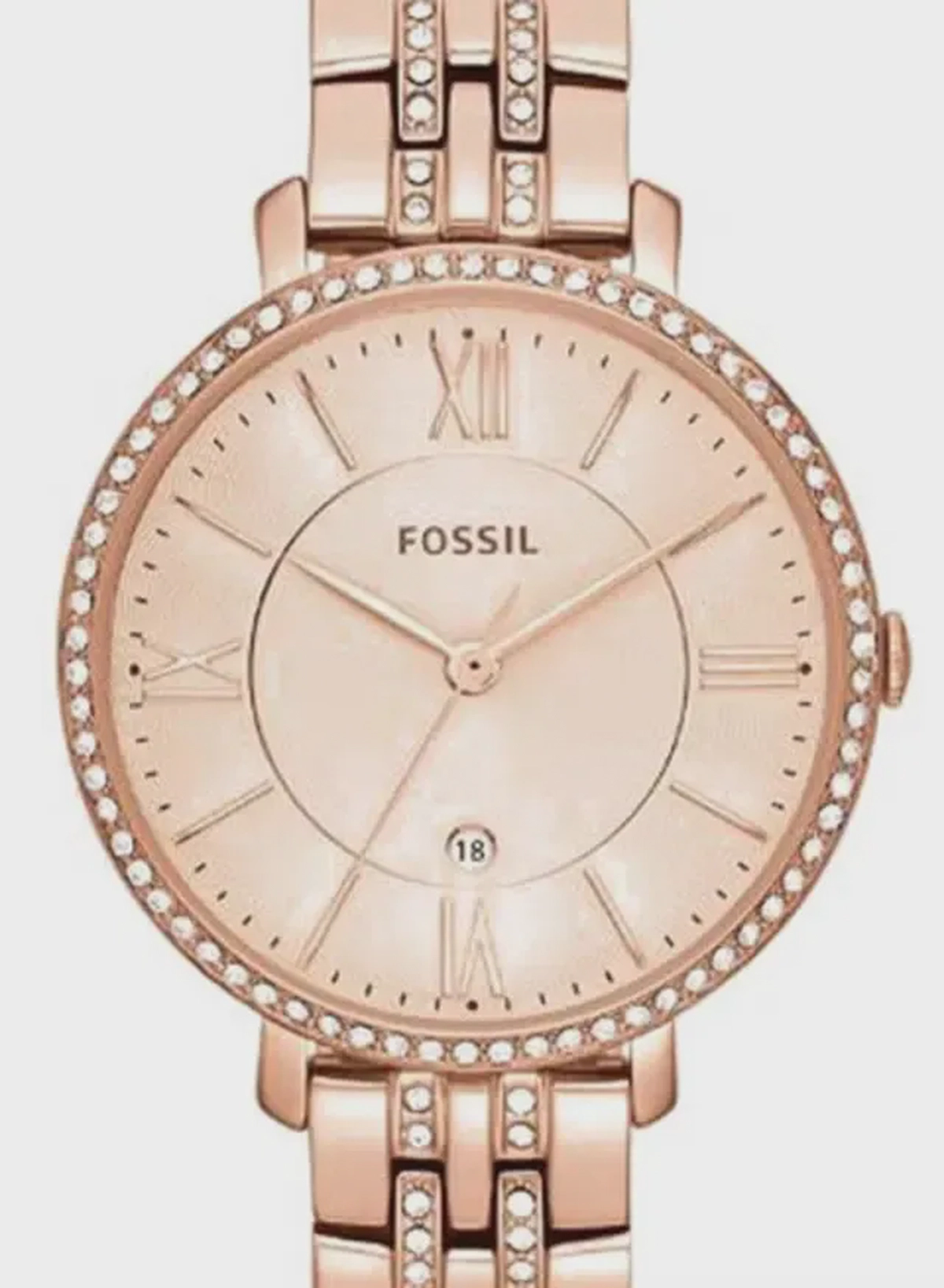 Fossil Women's Water Resistant Stainless Steel Analog Wrist Watch ES3546 - 36 mm - Rose Gold-4-4