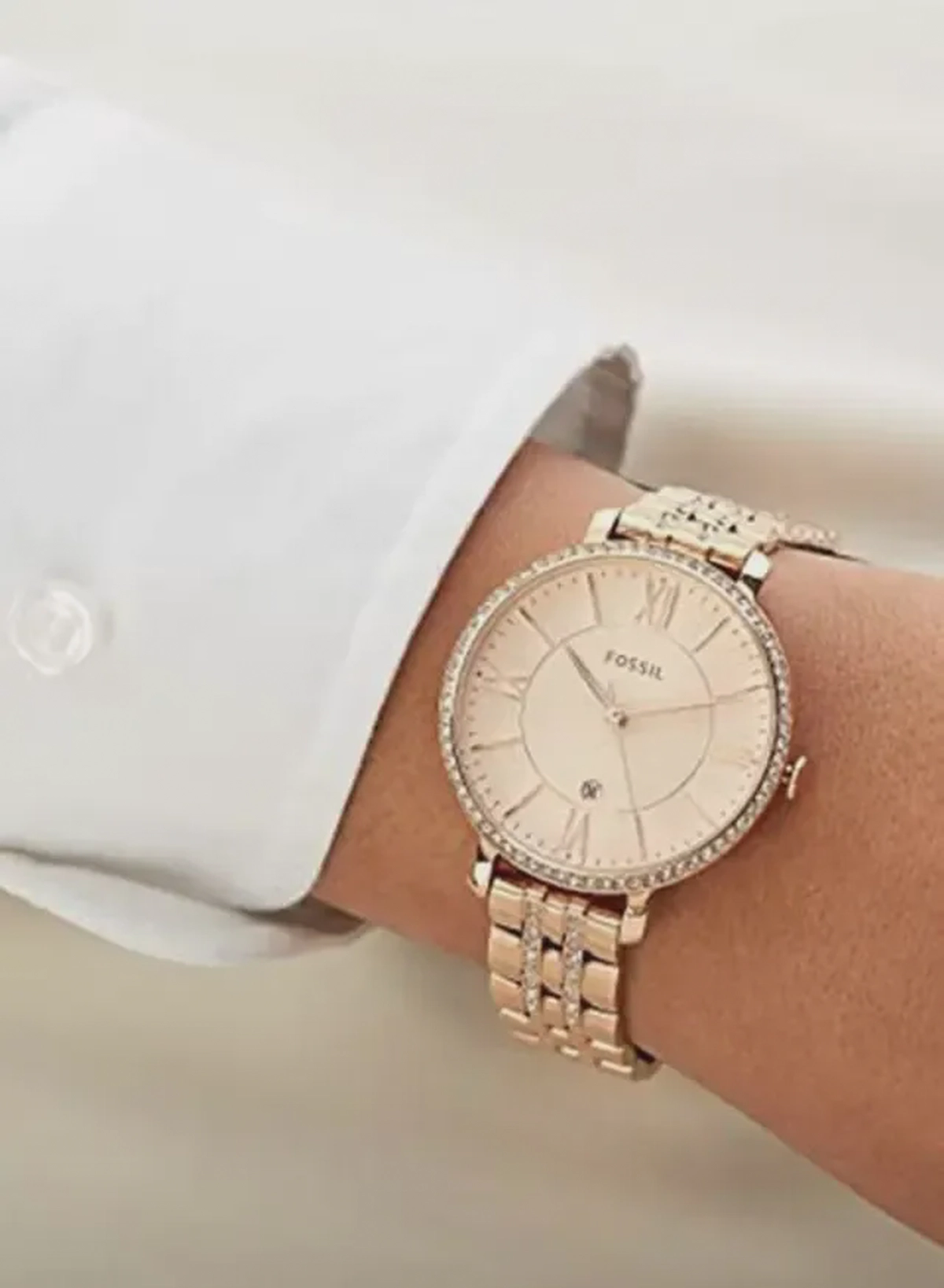 Fossil Women's Water Resistant Stainless Steel Analog Wrist Watch ES3546 - 36 mm - Rose Gold-5-5