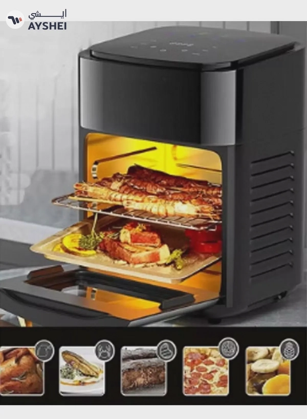 DubaiGallery 15L Air Fryer Oven Multifunction Frying Pan Electric Oil Free Kitchen Appliances Rice Cooker 5L 8L