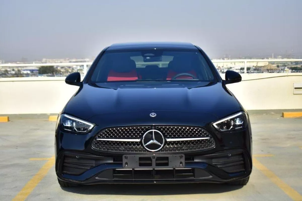 2023 Mercedes-Benz C 200 – Black Exterior, Red Interior-1-1