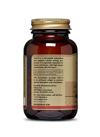 Solgar Megasorb CoQ-10 60 MG Dietary Supplement - 120 Softgels-2