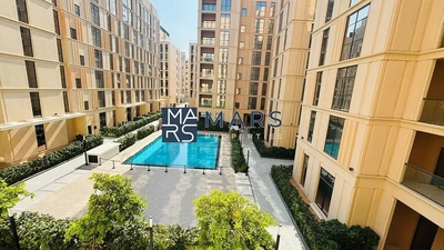 Charming 1BHK with Pool Window View-0