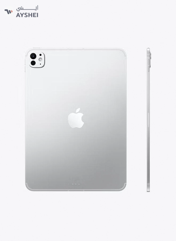Apple iPad Pro - 2025(6th Generation) M5 11-inch, 512GB, WiFi, Silver with Standard Glass - Middle East Version