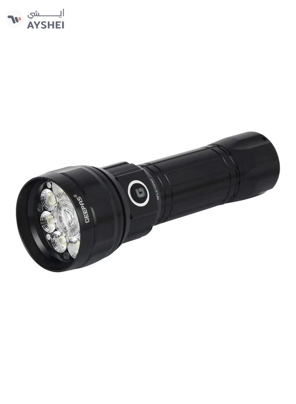 GEEPAS Zoomable LED Flashlight 20W | Perfect for Indoor and Outdoor Use, 5 Hours Continuous Working | Power Reminder, 4000 mAh Lithium Battery, 2000 Lumens | GFL51098Z