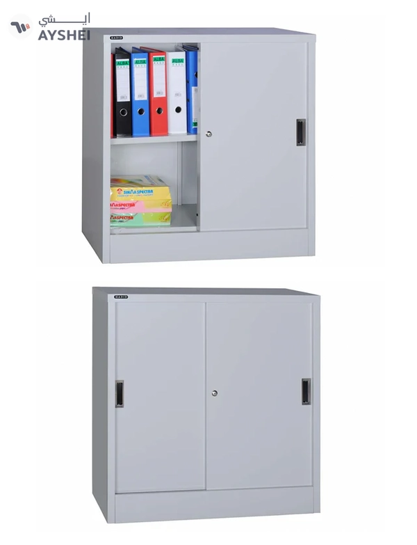 Steel Sliding Door Low Height Cupboard, Heavy Duty