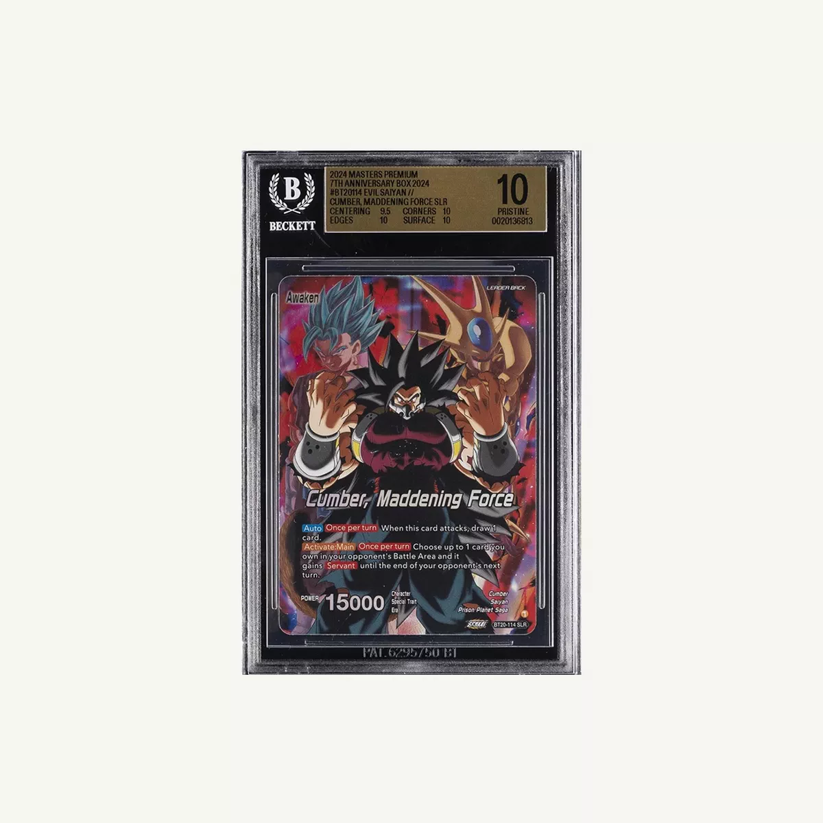 2024 Dragon Ball Super – Evil Saiyan // Cumber, Maddening Force #BT20-114 SLR-0-0