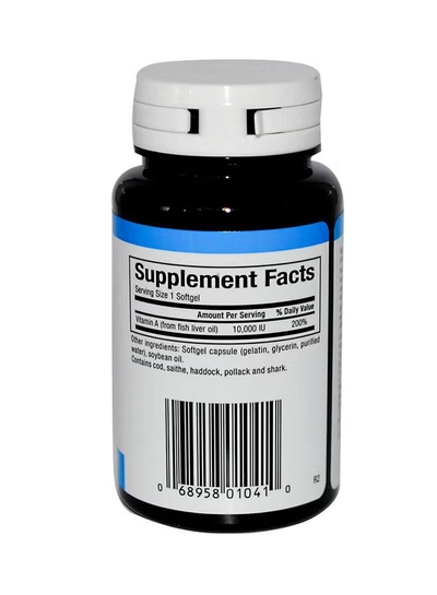 natural Factors Vitamin A 180 Softgels-1