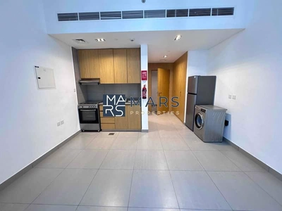 Spacious studio apartment with kitchen appliances and all facilities in Al Mamsha available-0