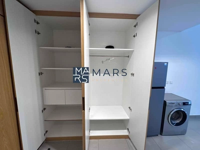 Spacious studio apartment with kitchen appliances and all facilities in Al Mamsha available-4