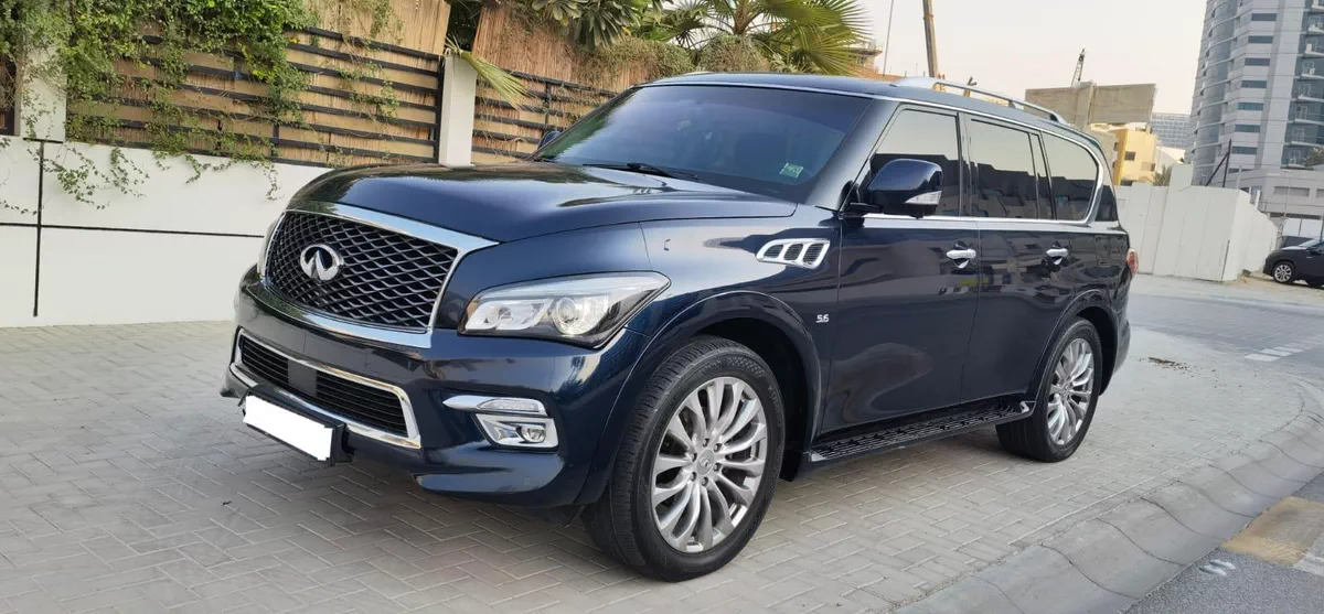 Pristine Infiniti QX80 Luxury 2016 gcc