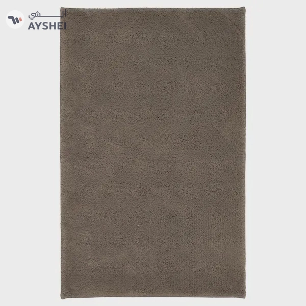 SÖDERSJÖN Grey-Brown Bath Mat - 50x80 cm | Stylish and Comfortable Bathroom Essential
