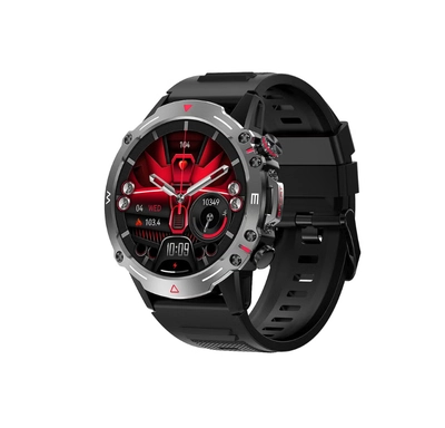 ARMFIT Hulk Smartwatch For Men, AMOLED Always On Display Bluetooth Calling Waterproof Fitness Watches Compatible With Android iOS Black-2
