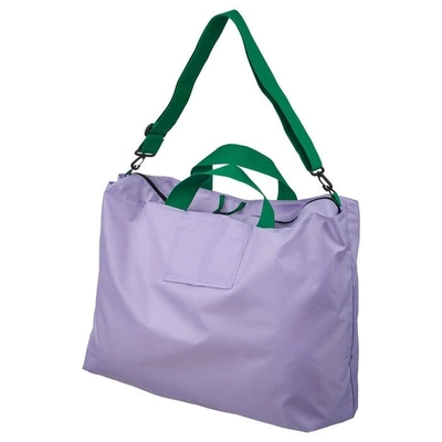 IKEA RÄCKLA Bag, Foldable, Lilac/Green, 75x45 cm/55 L-0