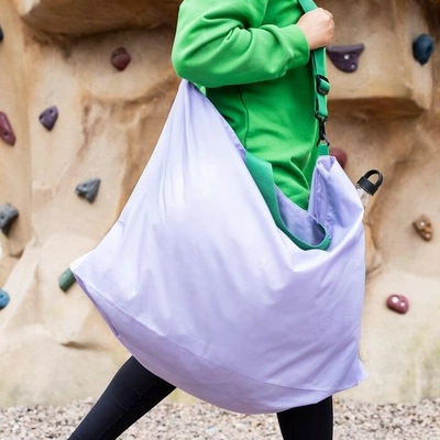 IKEA RÄCKLA Bag, Foldable, Lilac/Green, 75x45 cm/55 L-2