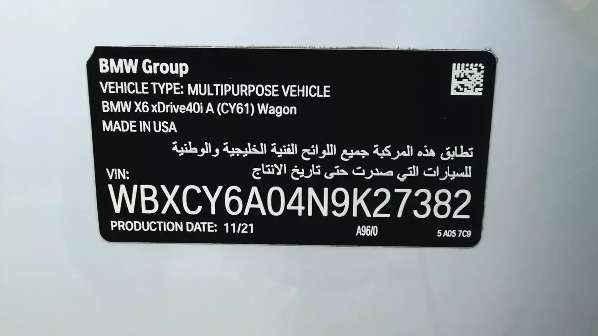 Stunning 2022 BMW X6 xDrive40i | GCC Specs | Low Mileage-17-17