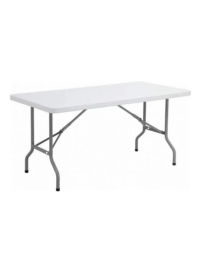 Mahmayi Heavy Duty Folding Table White 180x75x74cm-0