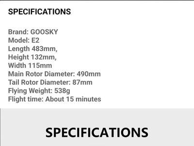 Goosky E2 UH-1Y Venom Intelligent Rc Helicopter 1:35 Scale-4