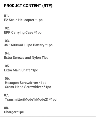Goosky E2 UH-1Y Venom Intelligent Rc Helicopter 1:35 Scale-6