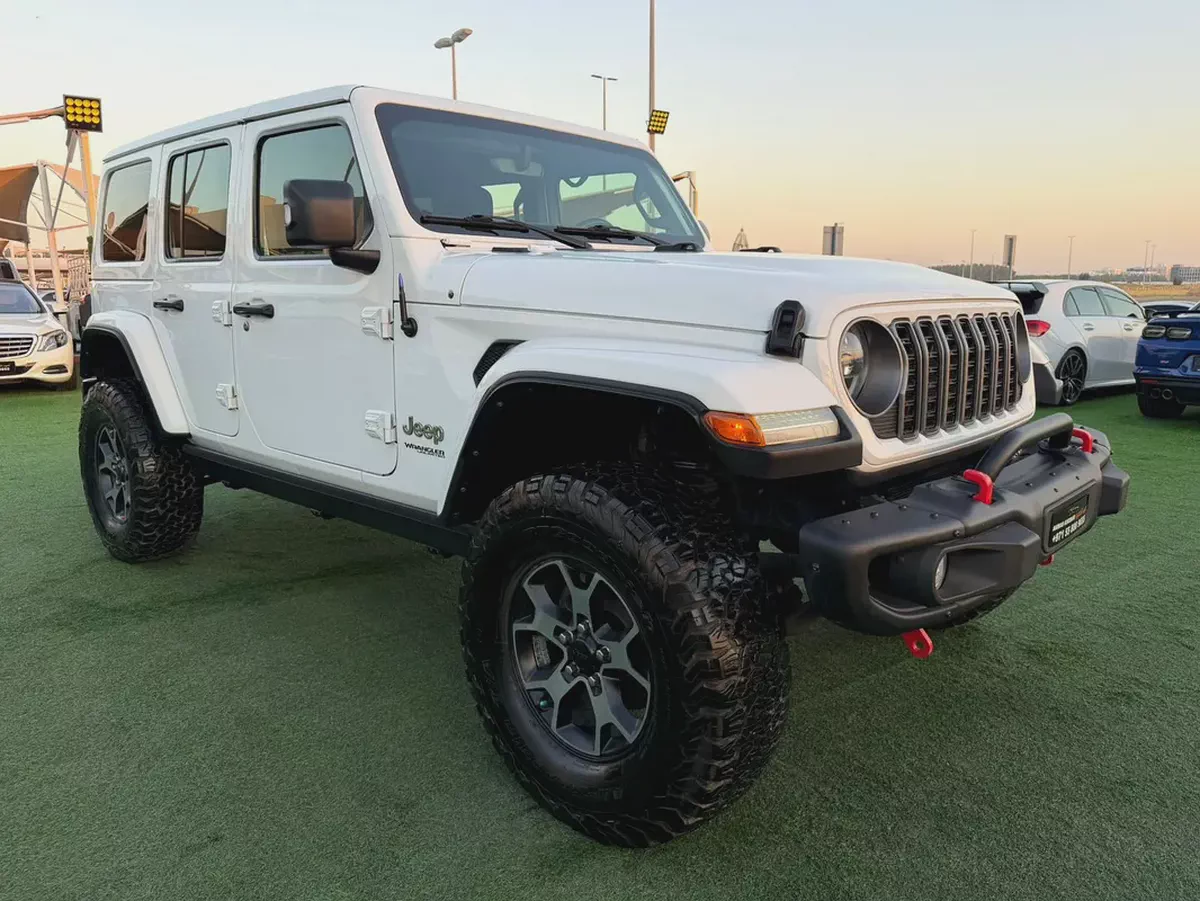 (2021) JEEP WRANGLER //SAHARA// GCC FULL OPTION -ORIGINAL PAINT--3-3