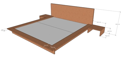 Oregan Low Bed, MDF-5