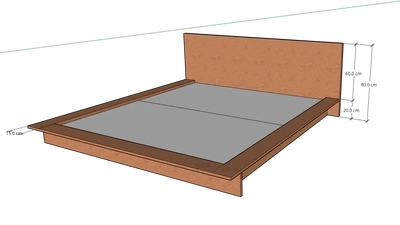 Oregan Low Bed, MDF-3