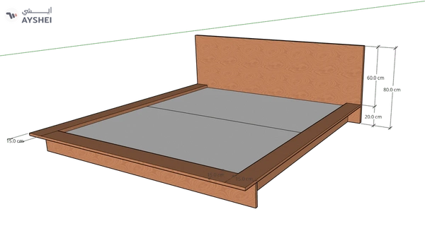 Oregan Low Bed, MDF