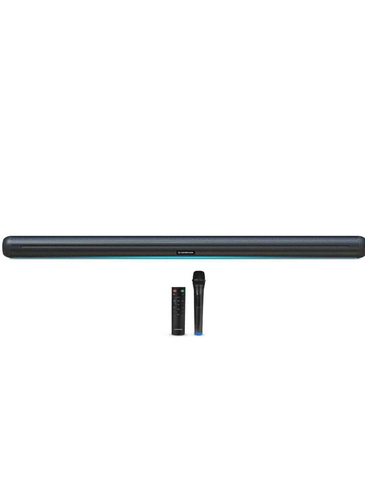 OLSENMARK OMMS1286, 2.1 High Bass Sound Bar, 1400W PMPO Sound Bar, Bluetooth, USB, AUX Connection, Mini Sound, Audio System for TV Speakers, Home Theater, Gaming, Projectors-2-2