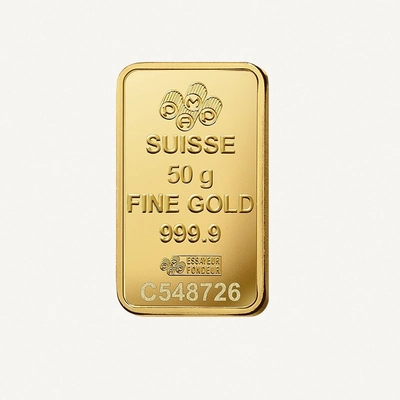 PAMP Swiss Made 24K(999.9) Pamp 50g Gold Bar-2