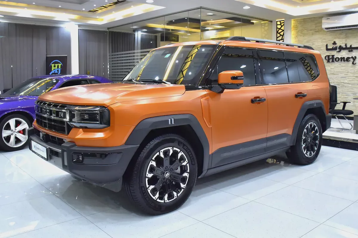 AED 3,570 EMi for 5Yrs | Jetour G700 Flagship / Ivory ( 2026 Model ) in Orange Color Color GCC Specs-1-1