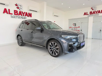 BMW X7 xdrive 50i  رمادي / بيج 2019 خليجي-0
