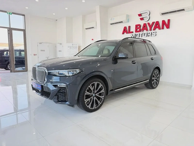 BMW X7 xdrive 50i  رمادي / بيج 2019 خليجي-1