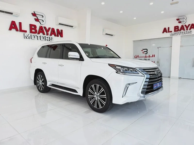 لكزس LX570 بلاتينيوم ابيض / بيج 2020 (الفطيم)-15