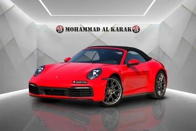 PORSCHE CARRERA 911 CABRIOLET -2022 - GCC - FULLY LOADED - ORIGINAL PAINT - AMAZING CONDITION-1