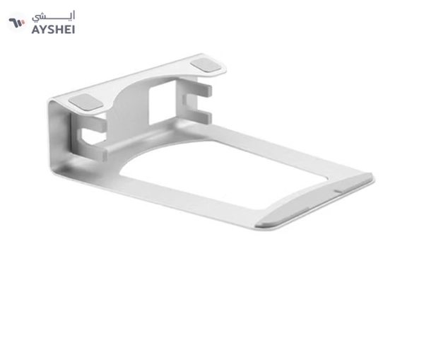 NAVODESK Aluminium Vertical Laptop Stand and Riser Silver