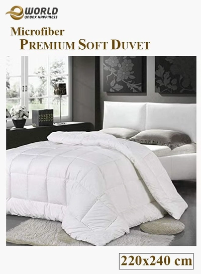 Eworld Premium Duvet All Season Comforter, Quilt Bedding, Microfibre Super Soft Insert -0