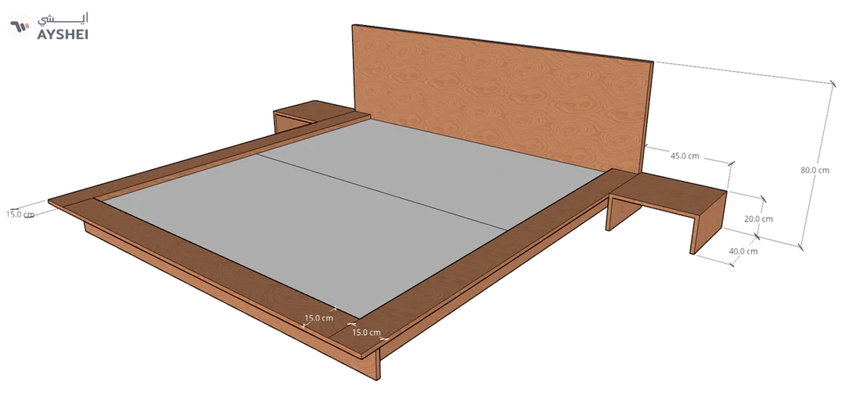 Oregan Low Bed, MDF-4-4