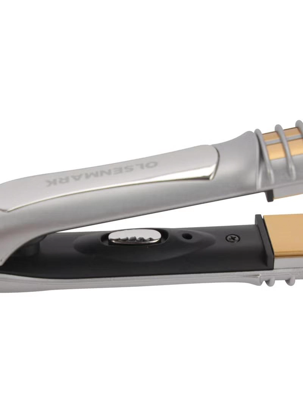 Olsenmark Hair Straightener- OMH4106, Smooth and Easy-To-Use Design, Aluminum Plate, Temperature 220-degree Celsius, 26 W PTC Heating Element, Perfect for Salon and At Home Styling
