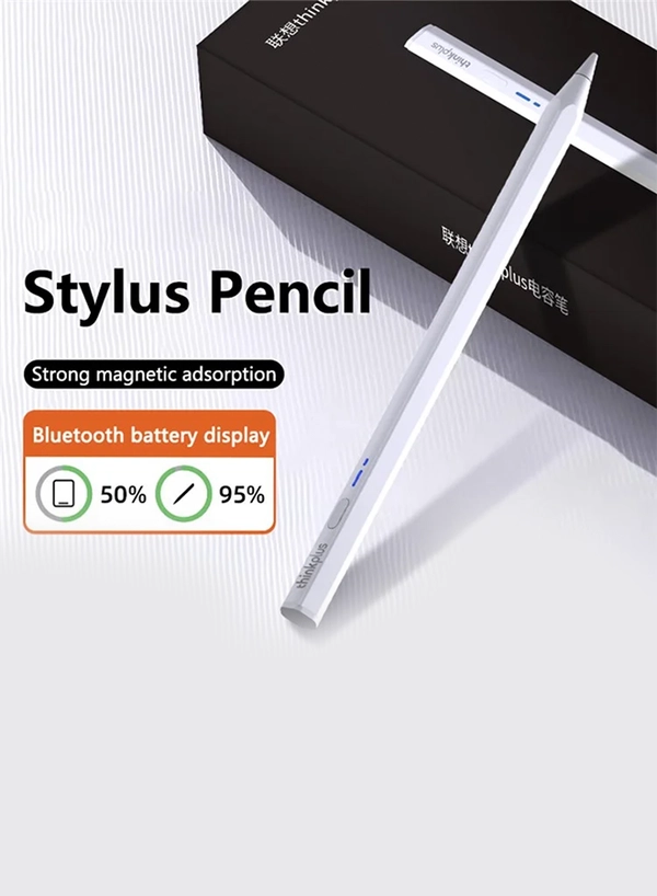 Thinkplus BP18 Universal Capacitive Pen Supports Bluetooth Connection, Battery Indicator Function, Supports Magnetic Suction Function, Universal For IOS And Android Touch Screens