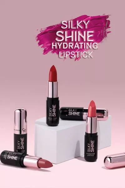 GOLDEN ROSE SILKY SHINE HYDRATING LIPSTICK NO:205 Ceramide Moracuja oil & Vitamin E-1