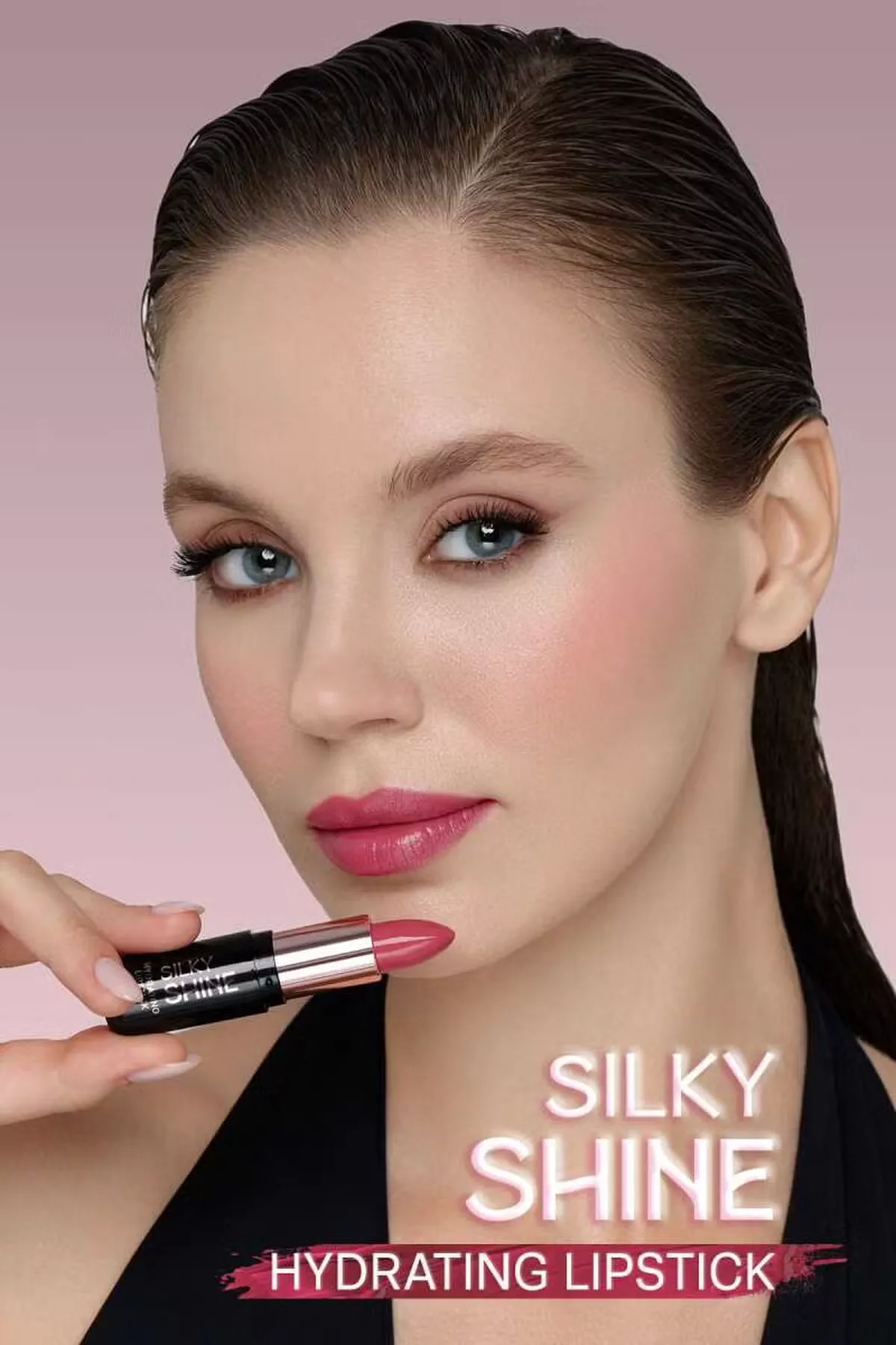 GOLDEN ROSE SILKY SHINE HYDRATING LIPSTICK NO:205 Ceramide Moracuja oil & Vitamin E-2-2