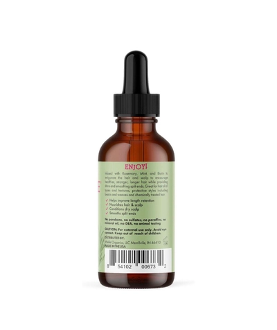 Mielle Organics MIELLE - ROSEMARY MINT, SCALP & HAIR OIL, INFUSED W/BIOTIN & ENCOURGES GROWTH, FOR DAILY USE, SCALP TREATMENT, SPLIT END CARE & SCALP & STRENGTHENING OIL-1