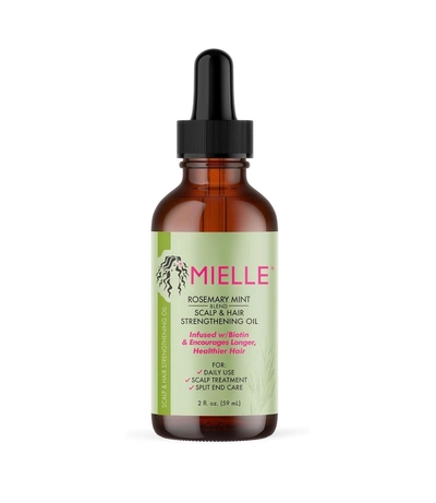Mielle Organics MIELLE - ROSEMARY MINT, SCALP & HAIR OIL, INFUSED W/BIOTIN & ENCOURGES GROWTH, FOR DAILY USE, SCALP TREATMENT, SPLIT END CARE & SCALP & STRENGTHENING OIL-2